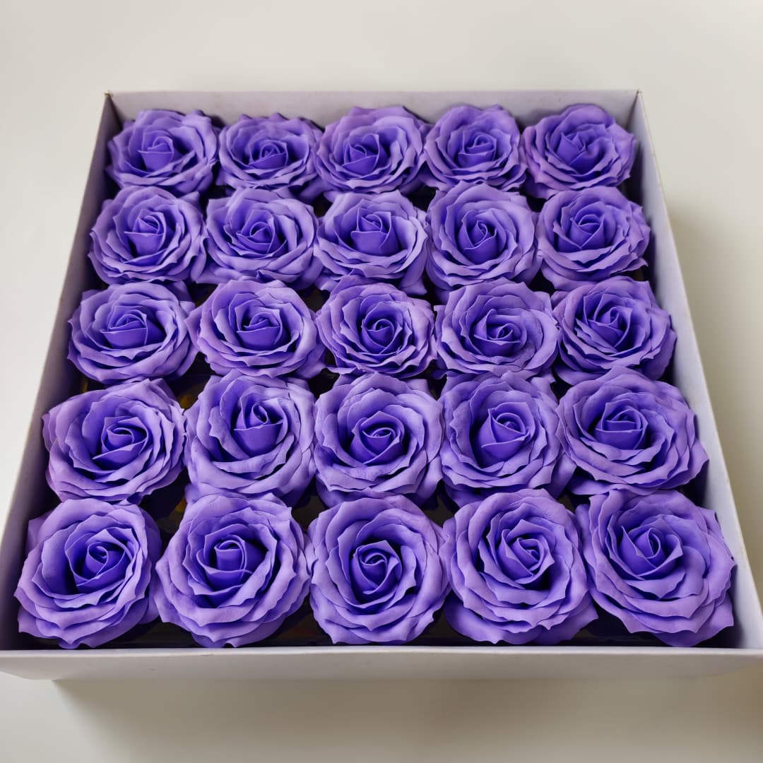 6 layers Rose Soap (25Pcs) 玫瑰6层卷边 | Soap Flowers