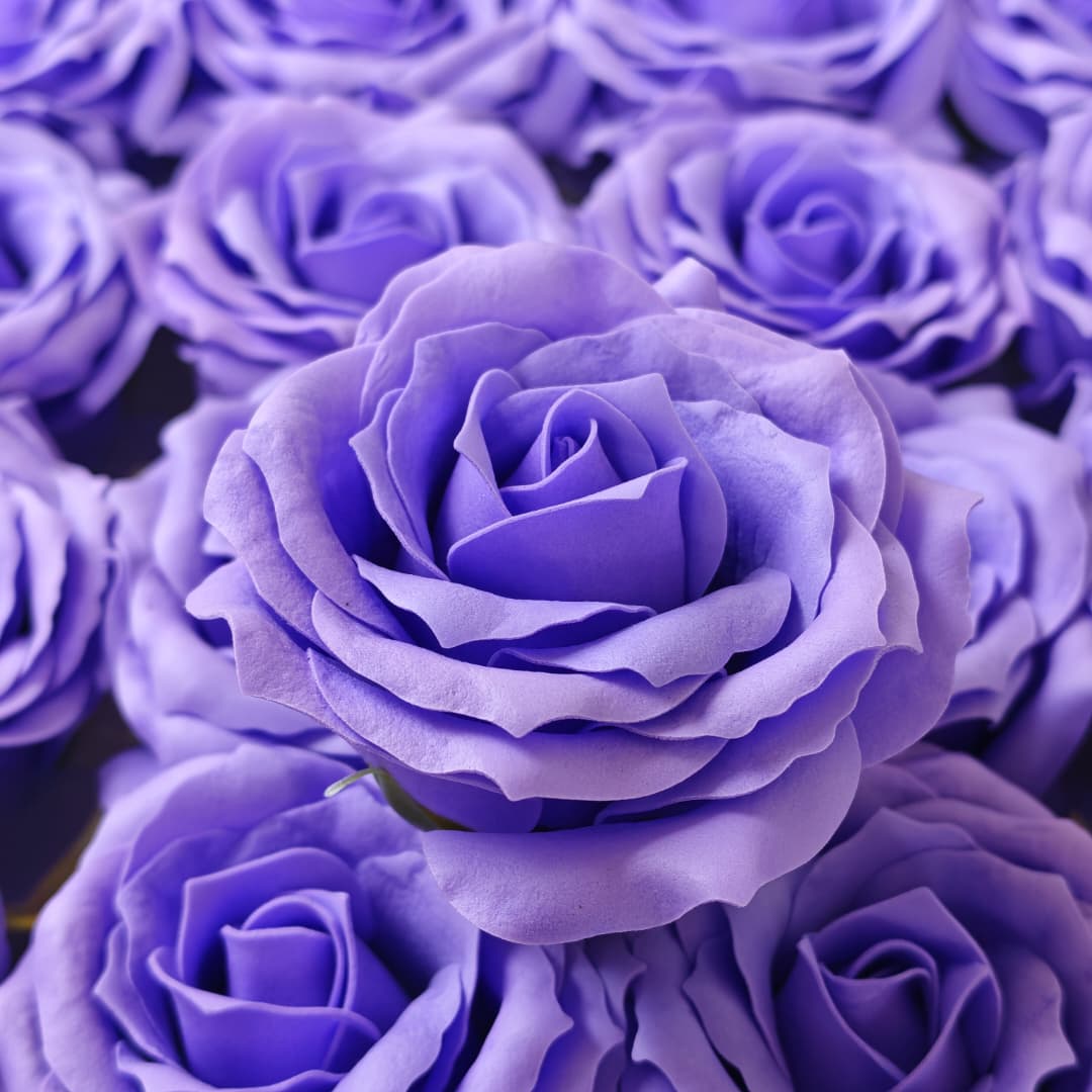 6 layers Rose Soap (25Pcs) 玫瑰6层卷边 | Soap Flowers