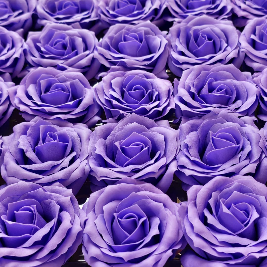 6 layers Rose Soap (25Pcs) 玫瑰6层卷边 | Soap Flowers