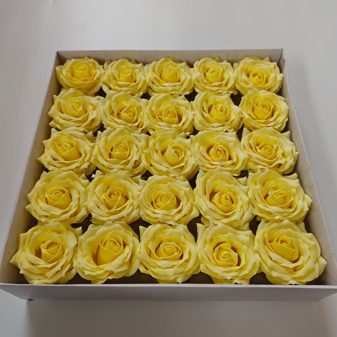 6 layers Rose Soap (25Pcs) 玫瑰6层卷边 | Soap Flowers