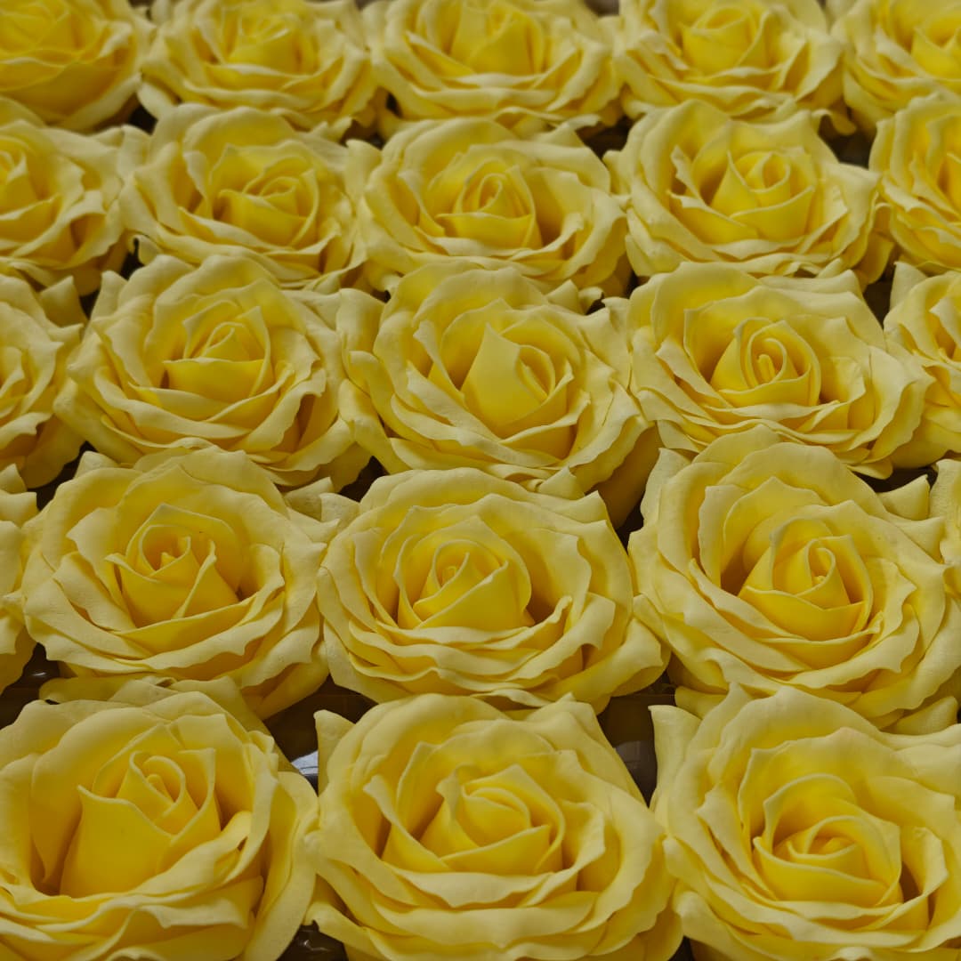 6 layers Rose Soap (25Pcs) 玫瑰6层卷边 | Soap Flowers