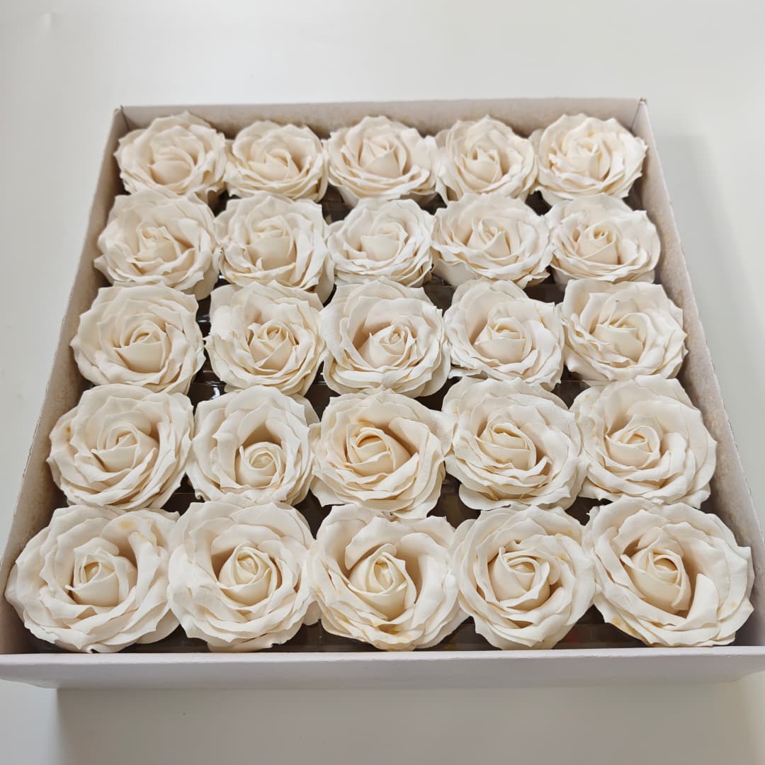 6 layers Rose Soap (25Pcs) 玫瑰6层卷边 | Soap Flowers