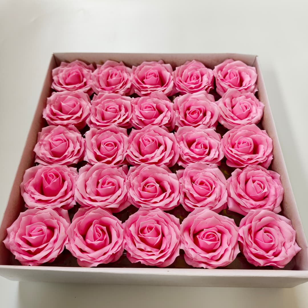 6 layers Rose Soap (25Pcs) 玫瑰6层卷边 | Soap Flowers