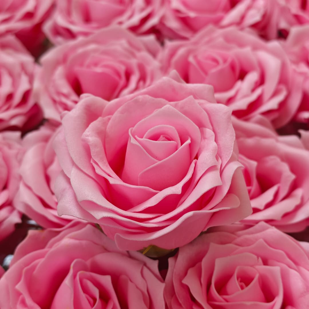 6 layers Rose Soap (25Pcs) 玫瑰6层卷边 | Soap Flowers