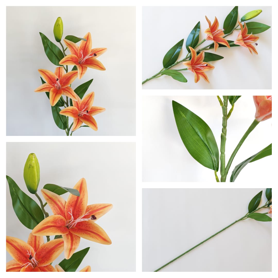 Tiger Lily 101cm x 4 | Tall Flowers