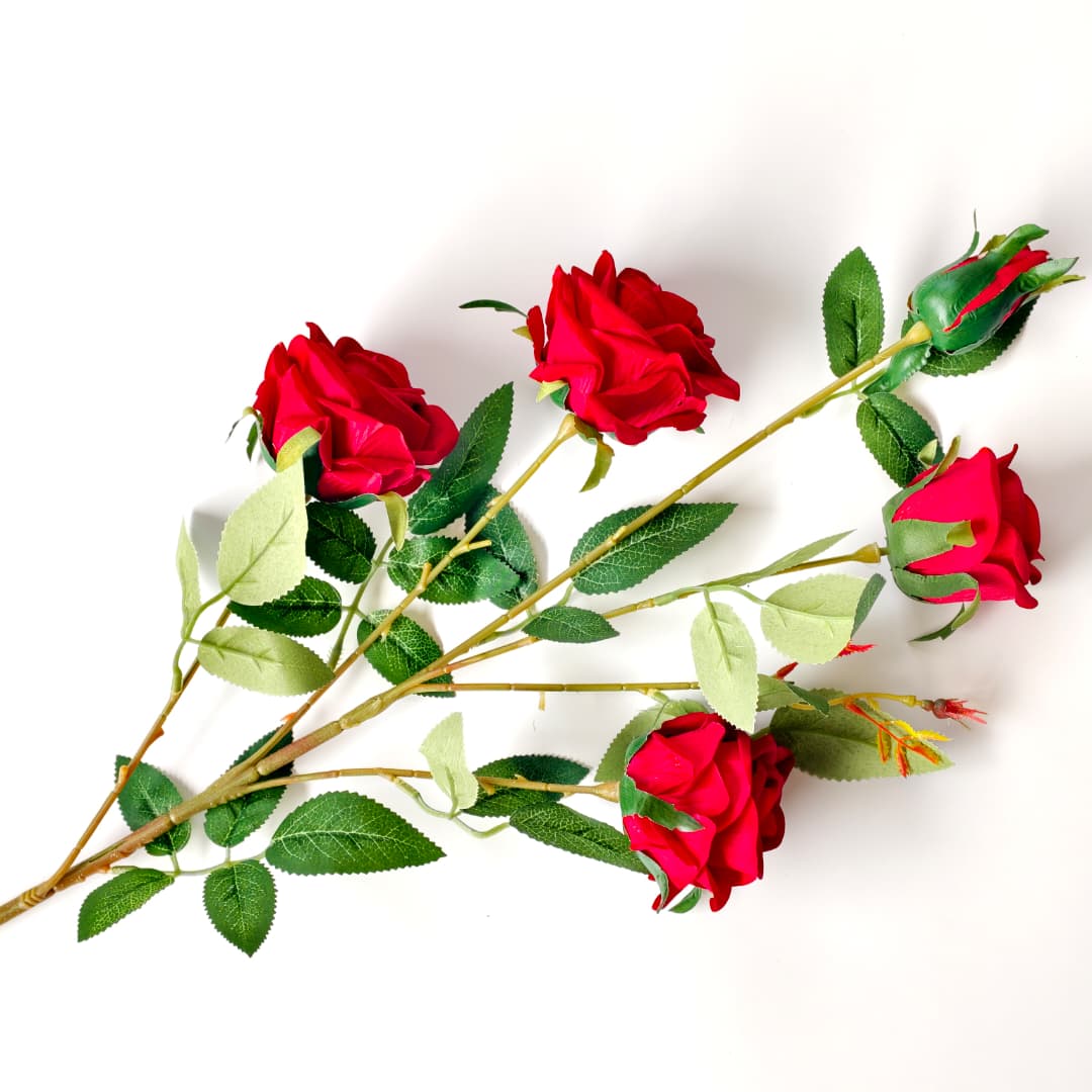Velvet Rose 92cm x 5  | Tall Flowers