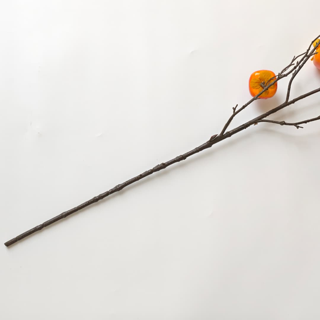  7 Heads Persimmons (95cm)-Orange | Tall Flowers