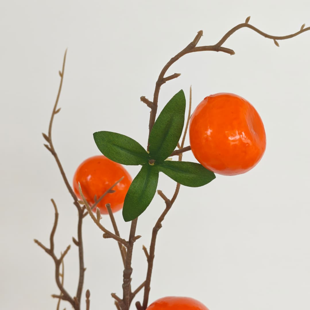 Mandarin Orange x 5 (80cmH) 橘子-Orange | Tall Flowers