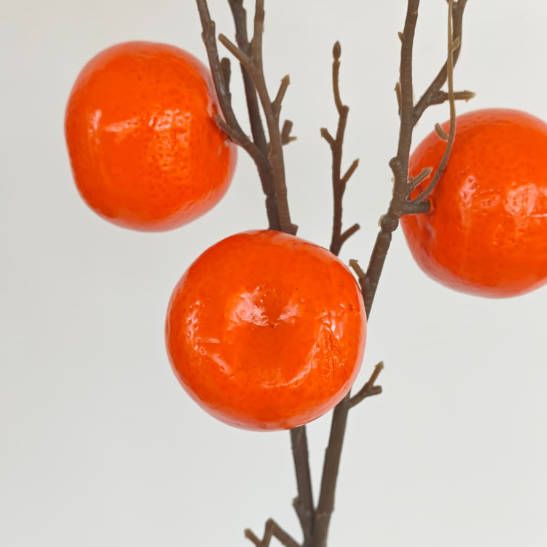 Mandarin Orange x 5 (80cmH) 橘子-Orange | Tall Flowers
