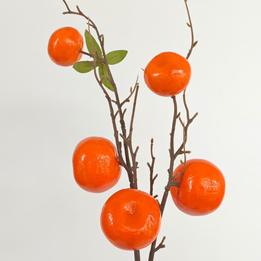 Mandarin Orange x 5 (80cmH) 橘子-Orange | Tall Flowers