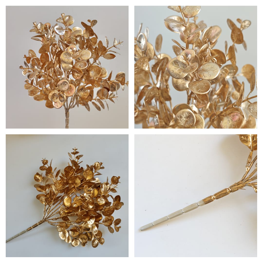 Eucalytus x 6 (34cm)-Gold | Fillers