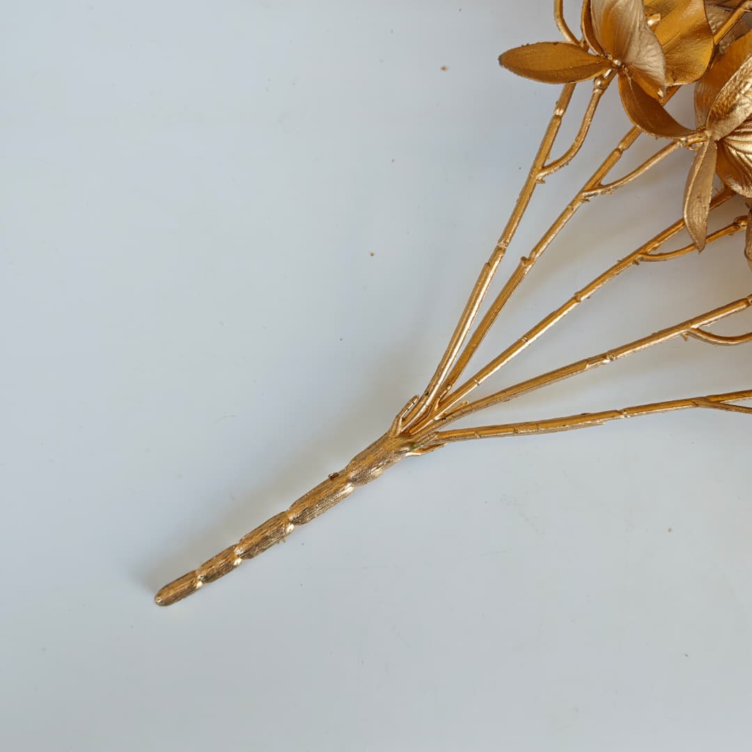 Butterfly Orchid Spray x 5-Gold | Short Flowers