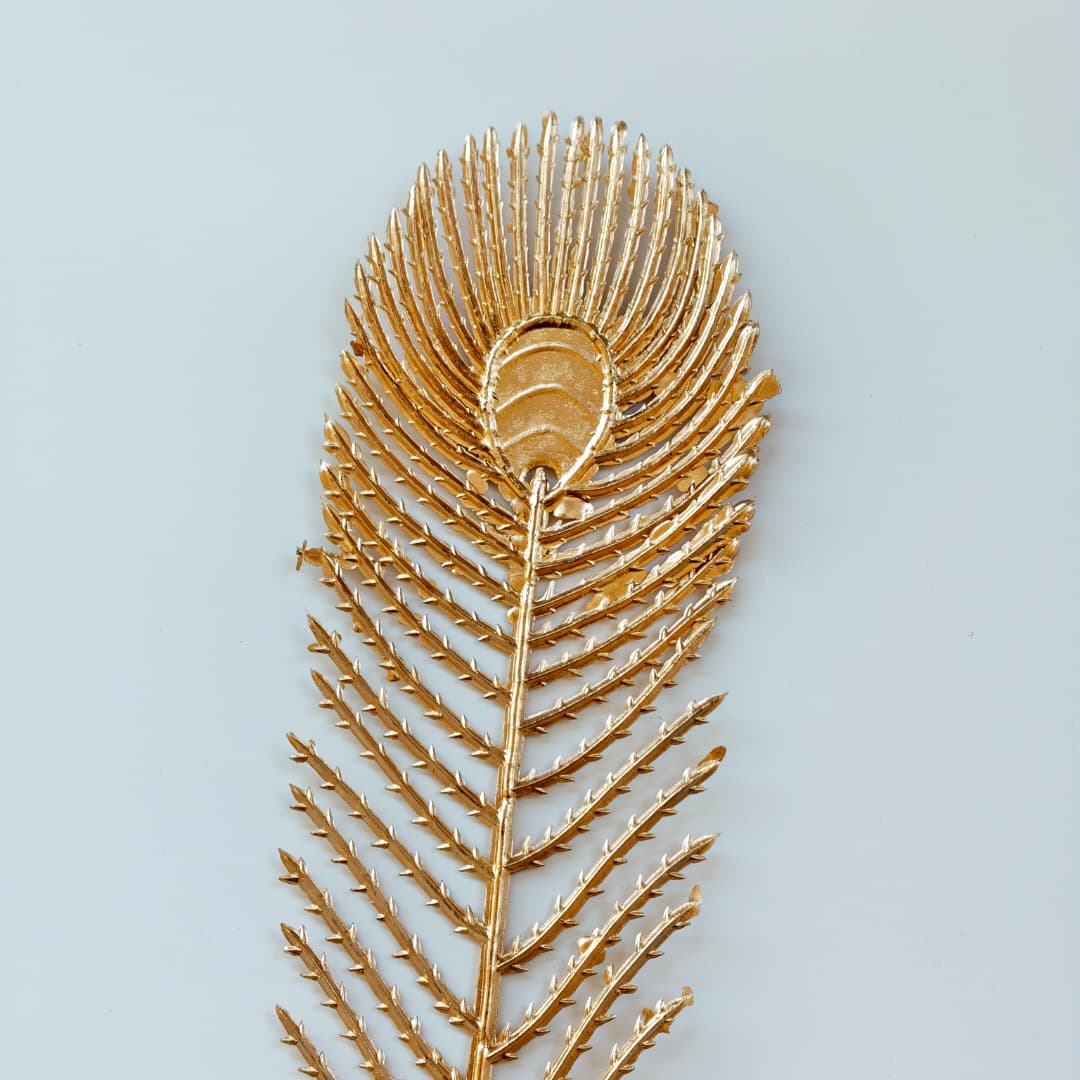 Single Phoenix Tail 12Pcs (46cm) 凤尾 金色-Gold | Fillers