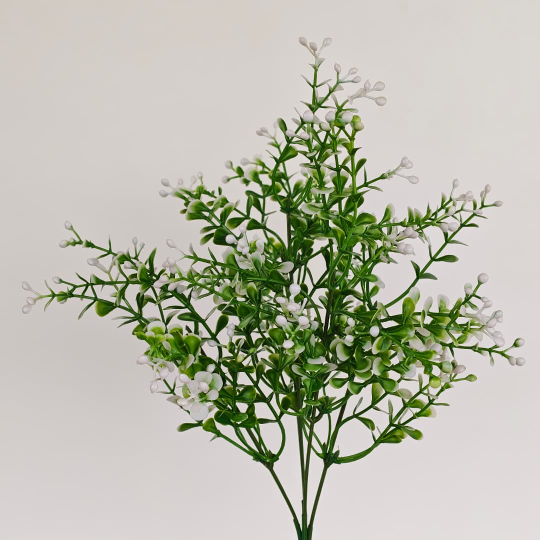 Plastic Flower 5 Heads 朔料五层小珠 (35cm) | Fillers
