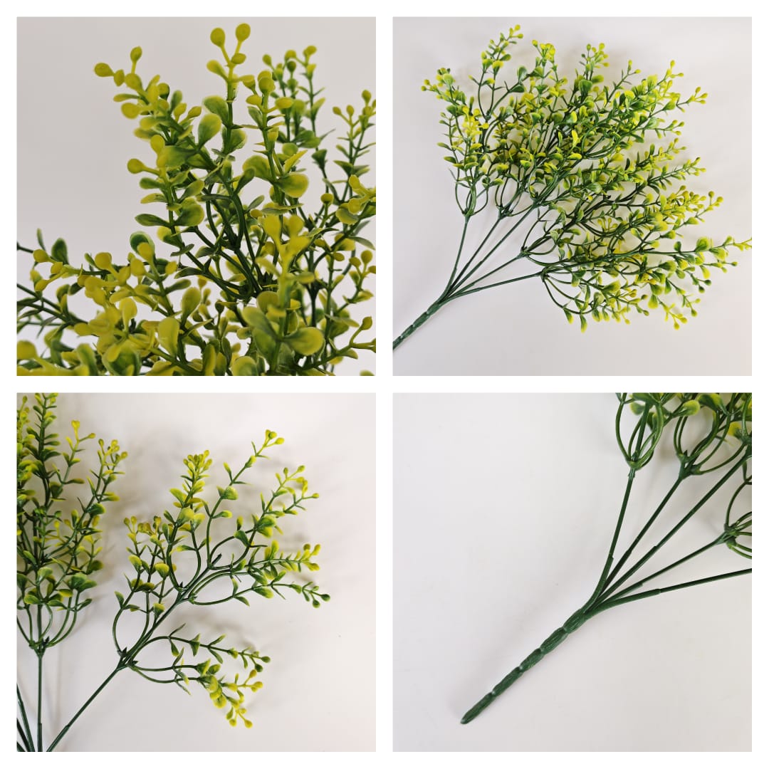 Plastic Flower 5 Heads 朔料五层小珠 (35cm) | Fillers
