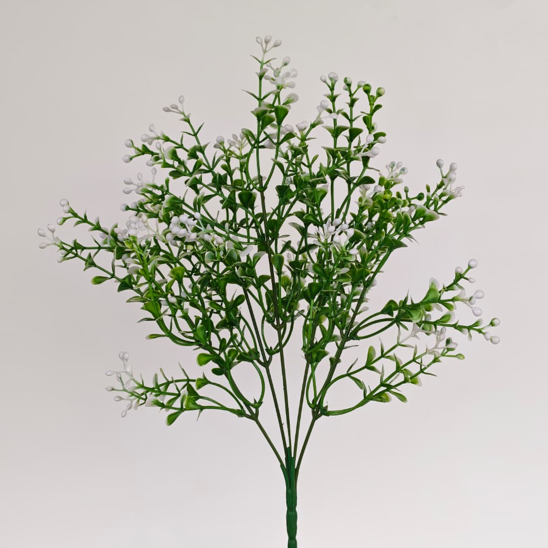 Plastic Flower 5 Heads 朔料五层小珠 | Flowers & Greenery