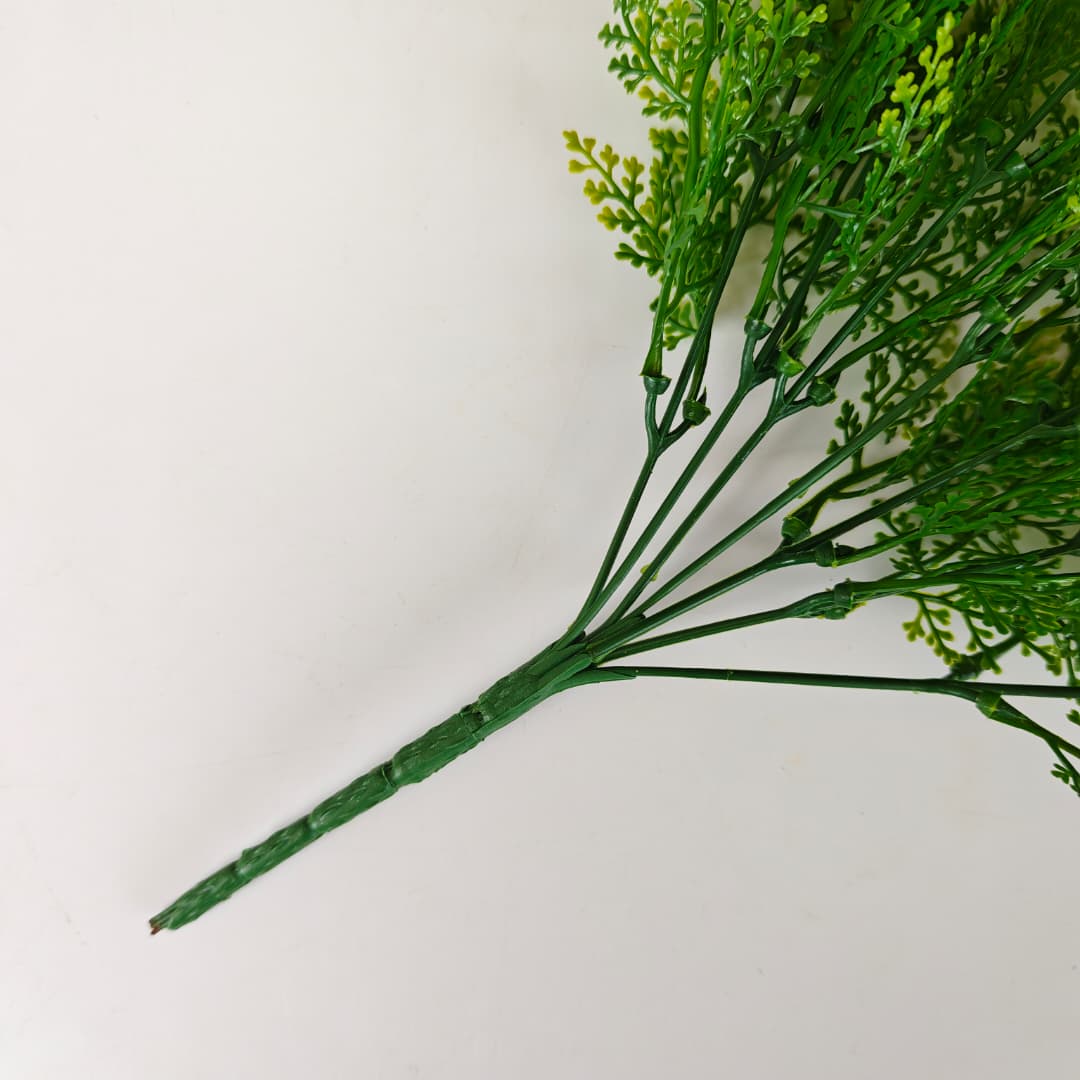 Plastic Pearl Grass 7 Heads 珍珠草-Green | Fillers