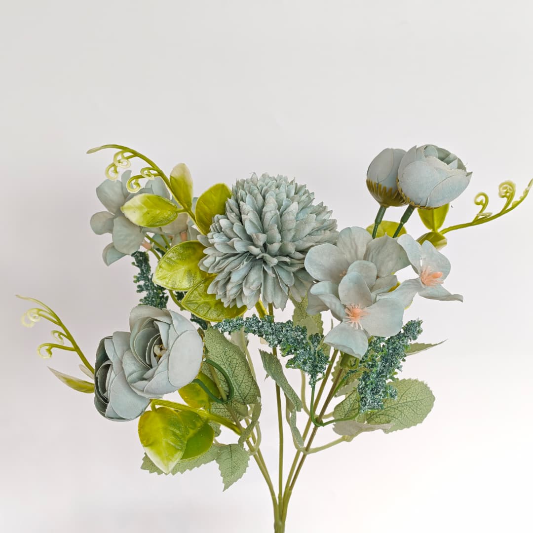 Tea Rose Mix Hand-Tied Bouquet x 5 (28cm) | Short Flowers