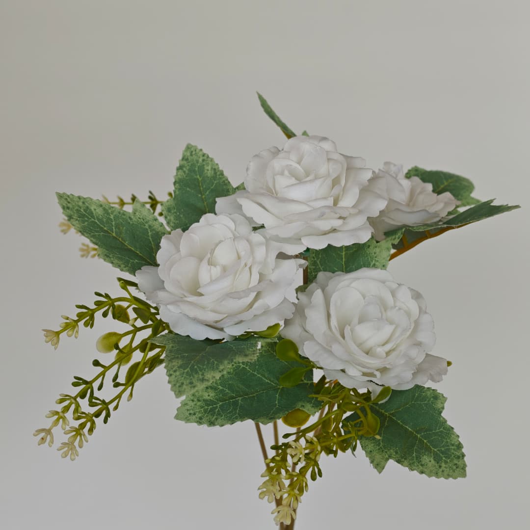 Dry Rose x 5 (L30cm) | Short Flowers