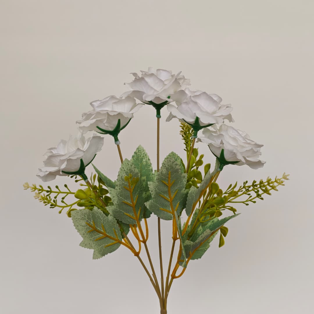 Dry Rose x 5 (L30cm) | Short Flowers