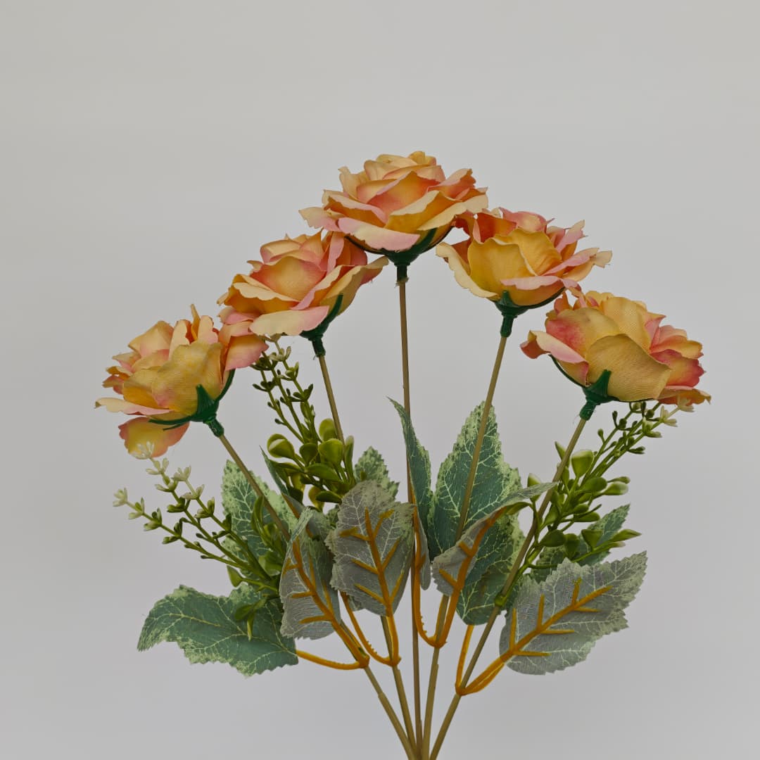 Dry Rose x 5 (L30cm) | Short Flowers