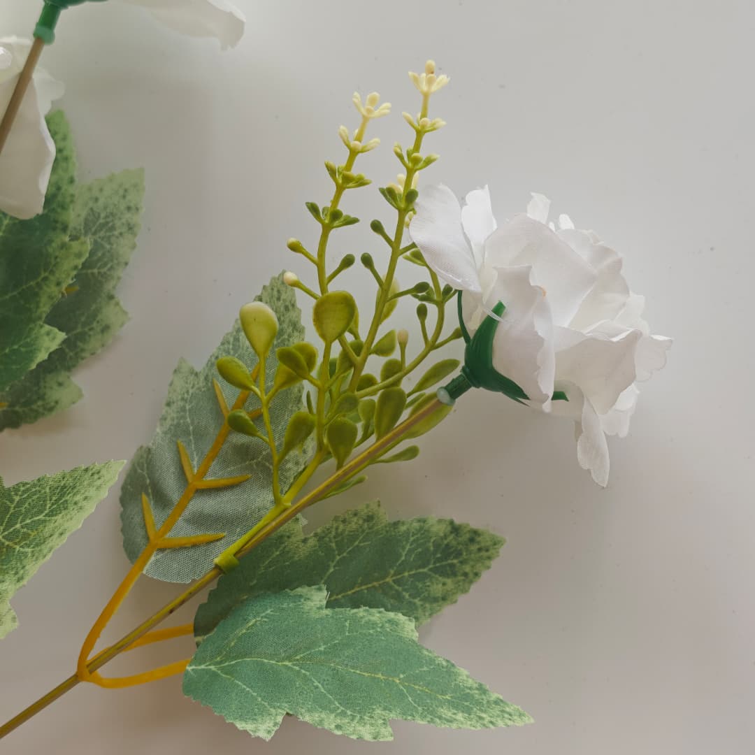 Dry Rose x 5 (L30cm) | Short Flowers