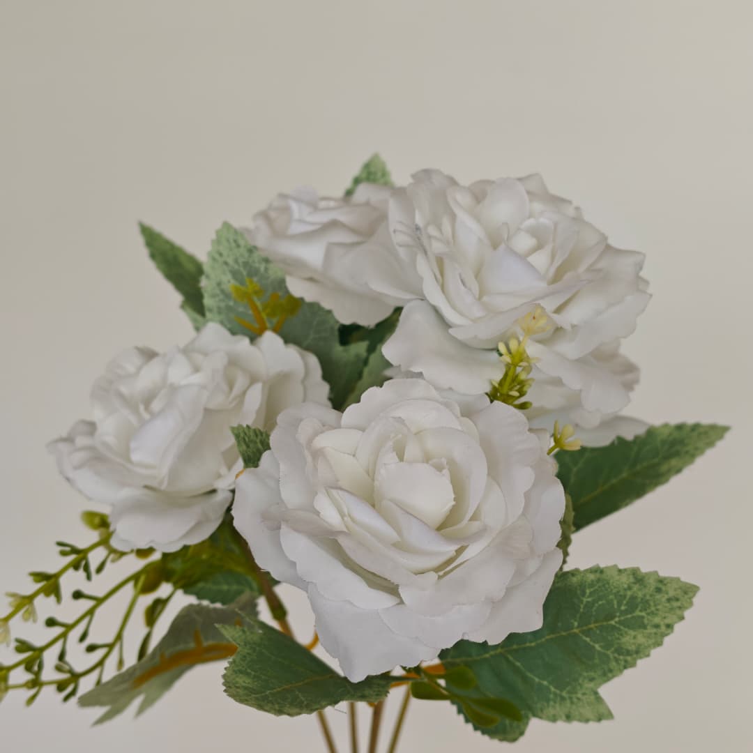 Dry Rose x 5 (L30cm) | Short Flowers