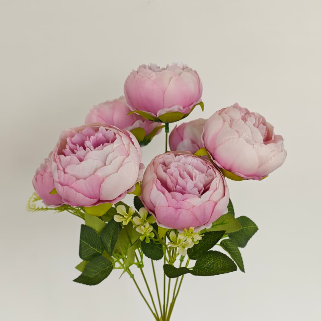 7 Heads Core Spinning Peony (42cm) | Short Flowers