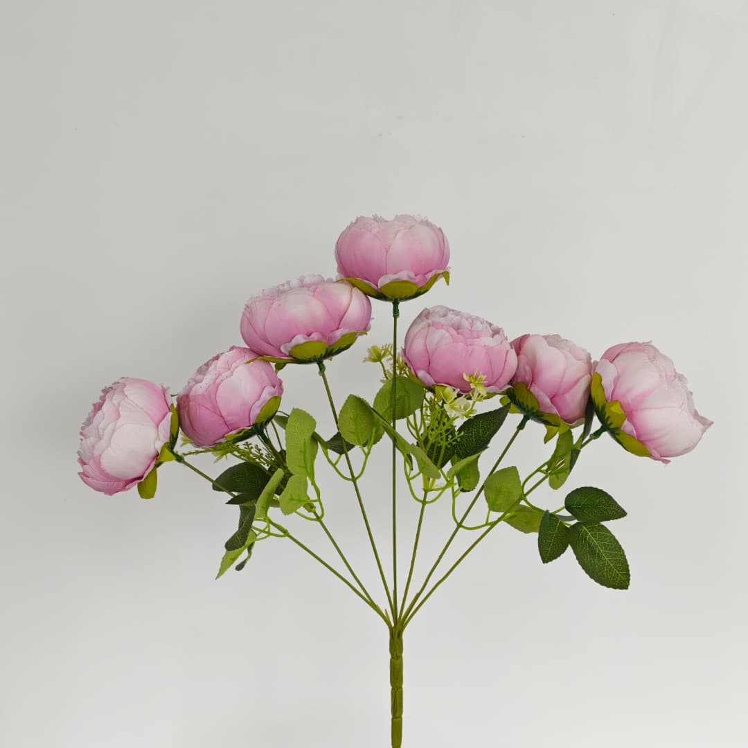 7 Heads Core Spinning Peony (42cm) | Short Flowers