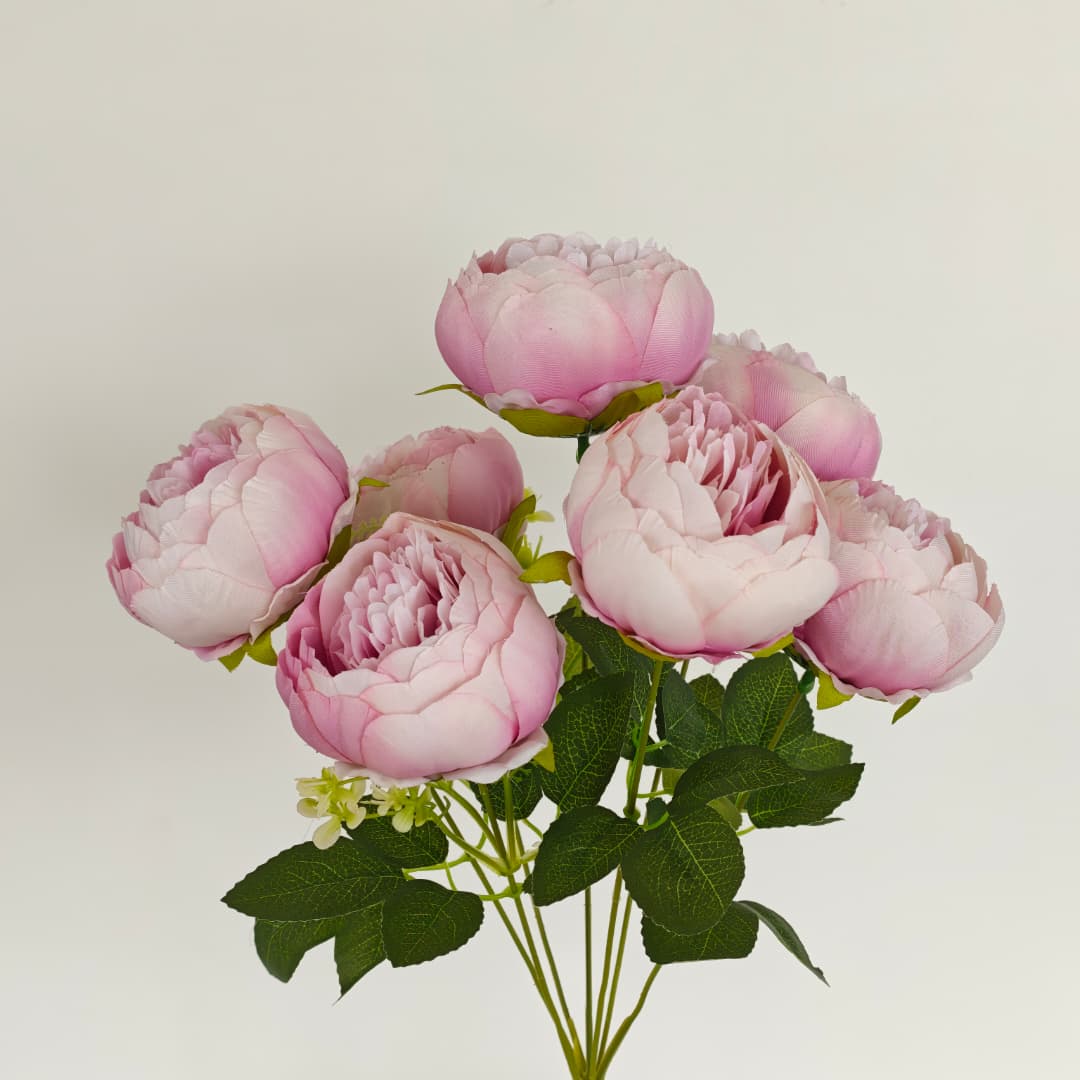7 Heads Core Spinning Peony (42cm) | Short Flowers