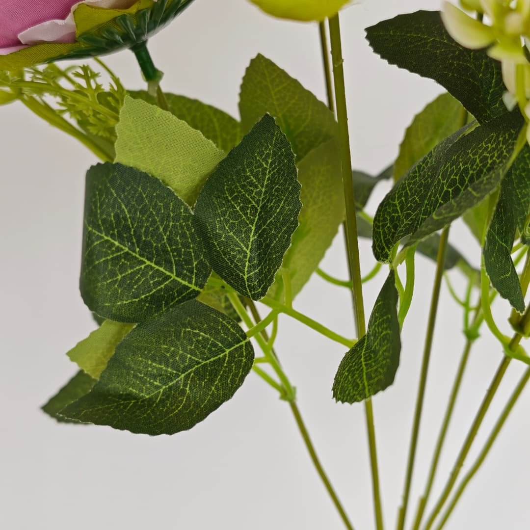 7 Heads Core Spinning Peony (42cm) | Short Flowers
