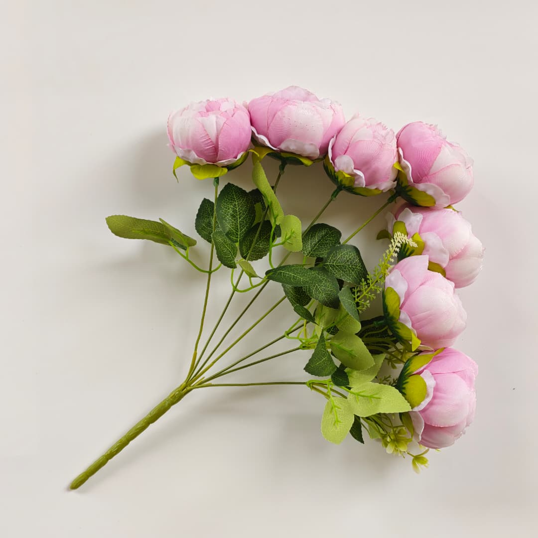 7 Heads Core Spinning Peony (42cm) | Short Flowers